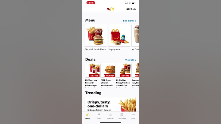McDonalds Free Food