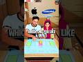 Apple vs Samsung #challenge #shorts