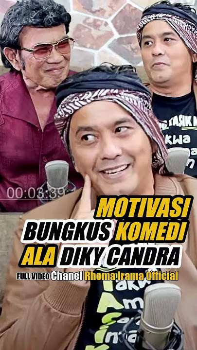 Diky Candra Rhoma Irama Motivasi Bungkus Komedi #dikychandra #rhomairama #shortsfeed #lucu