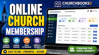 ChurchBooks3 Online Church Membership Tutorial | Manage Members, Families & Attendance