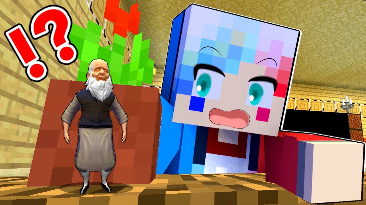 恐怖の小さいおじさんが家に引っ越してきたマインクラフト まいくら Minecraft ぽっぴんず Youtube