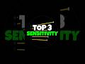 Top 3 headshot sensitivity 2024 