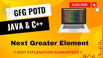 Next Greater Element | GFG POTD | 5 Minutes Code | GeeksForGeeks | DSA