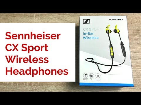 Sennheiser CX Sport In Ear Wireless Headphones Unboxing