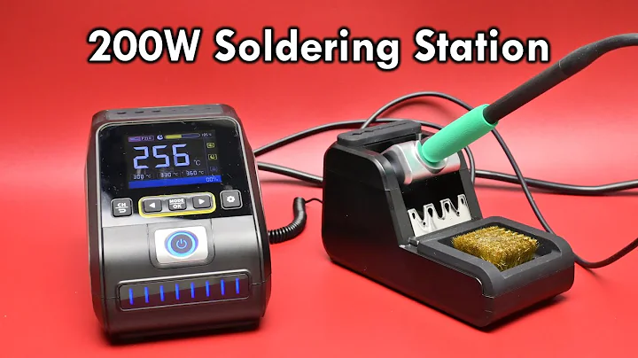 Soldering MIDI THRU BOX KIT with the FNIRSI DWS-200 200W Soldering Station