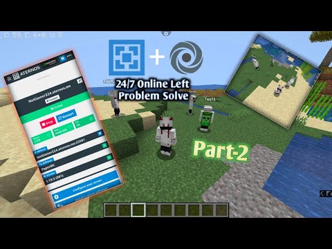 How To Create Minecraft Server Or Fix 24/7 online Bot, Game left Problem 💥
