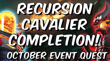 Recursion Cavalier Difficulty - Cosmic Ghost Rider & Red Goblin Event! - Marvel Contest of Champions