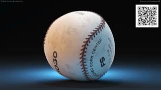 3D model Baseball PBR