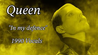 In My Defence Freddie Mercury 1990 vocals ( AI COVER ) (Queen)