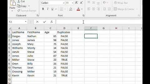 Finding duplicates in Excel between TWO columns using COUNTIF