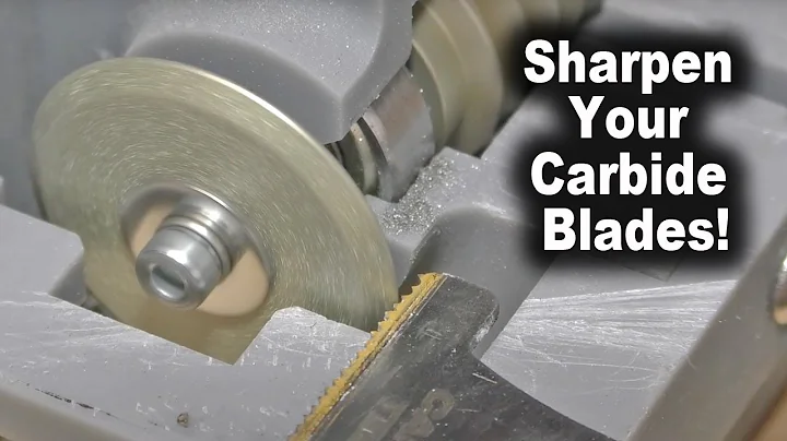 How to Sharpen Carbide Tipped Oscillating Tool Blades with Tigers Teeth Blade Sharpener