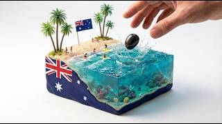 Download Lagu Mini Countries \u0026 Human Hand 🌍✋ Ultra Macro 4K AI ASMR MP3