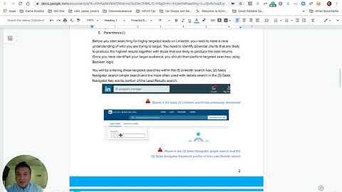 How to create a Boolean Search for LinkedIn Sales Navigator