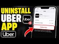 How to uninstall Uber app after removing Uber Visa card - Full Guide