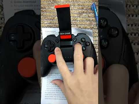 Turn on GEN Game S6 Wireless Bluetooth Controller and ready to pair