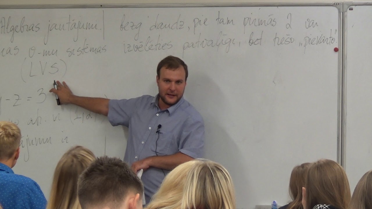 Augstākā matemātika I, 1.semestris, 1.lekcija, 1_2, ievads un Lineāras vienādojumu sistēmas (LVS)