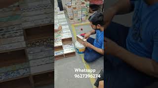MDF printed tissue box enamel coating process #home #interior