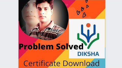 diksha app certificate download option not showing ||diksha app certificate download//problem solved