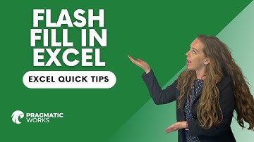 How To Use Flash Fill in Excel - Easy Beginner