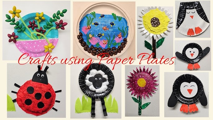 35 Easy & Simple Paper plate crafts for kids - Crafts By Ria