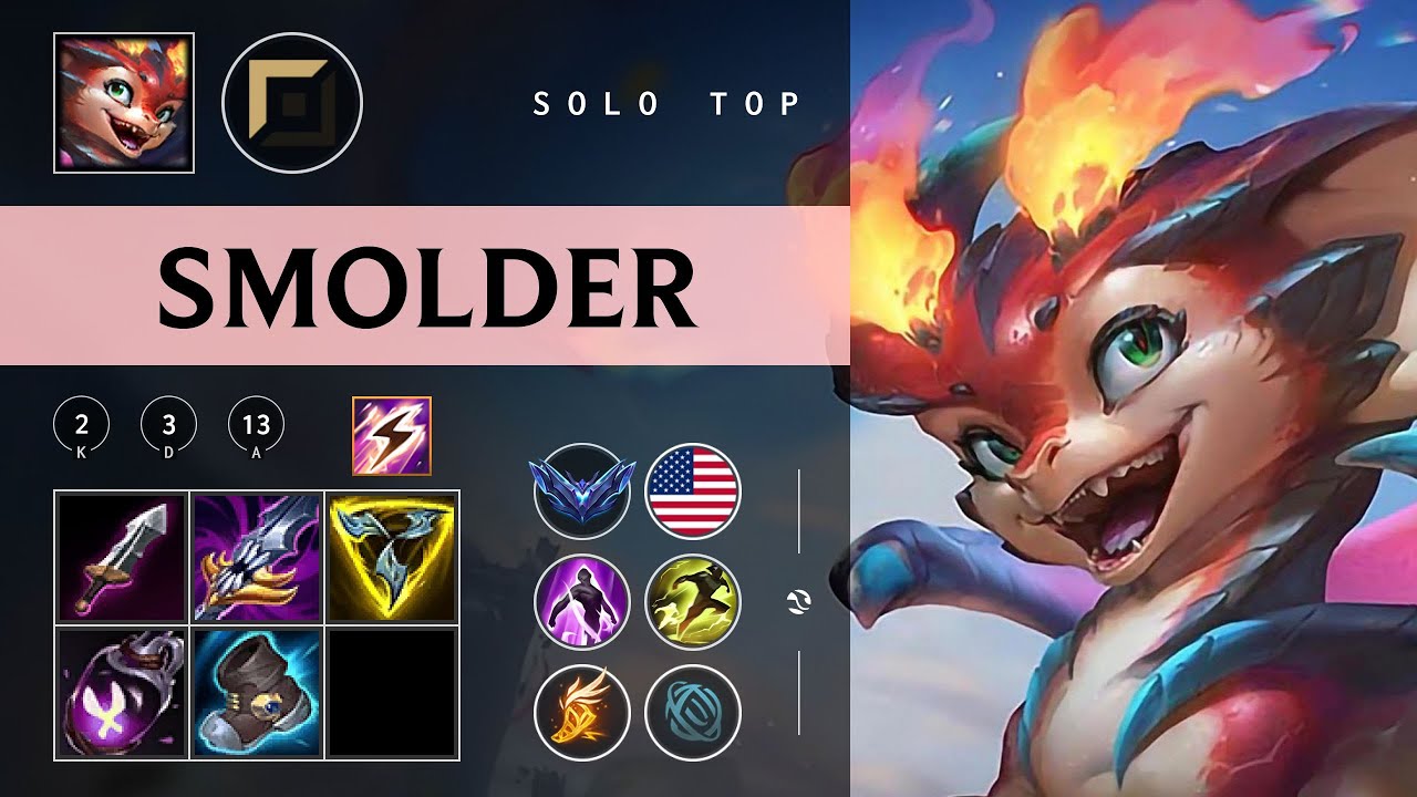 Smolder Top vs Kennen - NA Diamond Patch 26.01