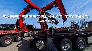 Fassi F2350RL HXP Setup