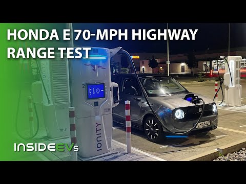 2021 Honda E: InsideEVs 70 MPH Range Test