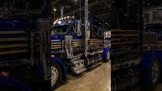 Custom Peterbilt Truck Show Monster 😱🔥 Chrome Big Rig #peterbilt #bigrig #truckshow #shorts