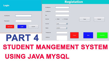 Student Management System Project in Java Part 4