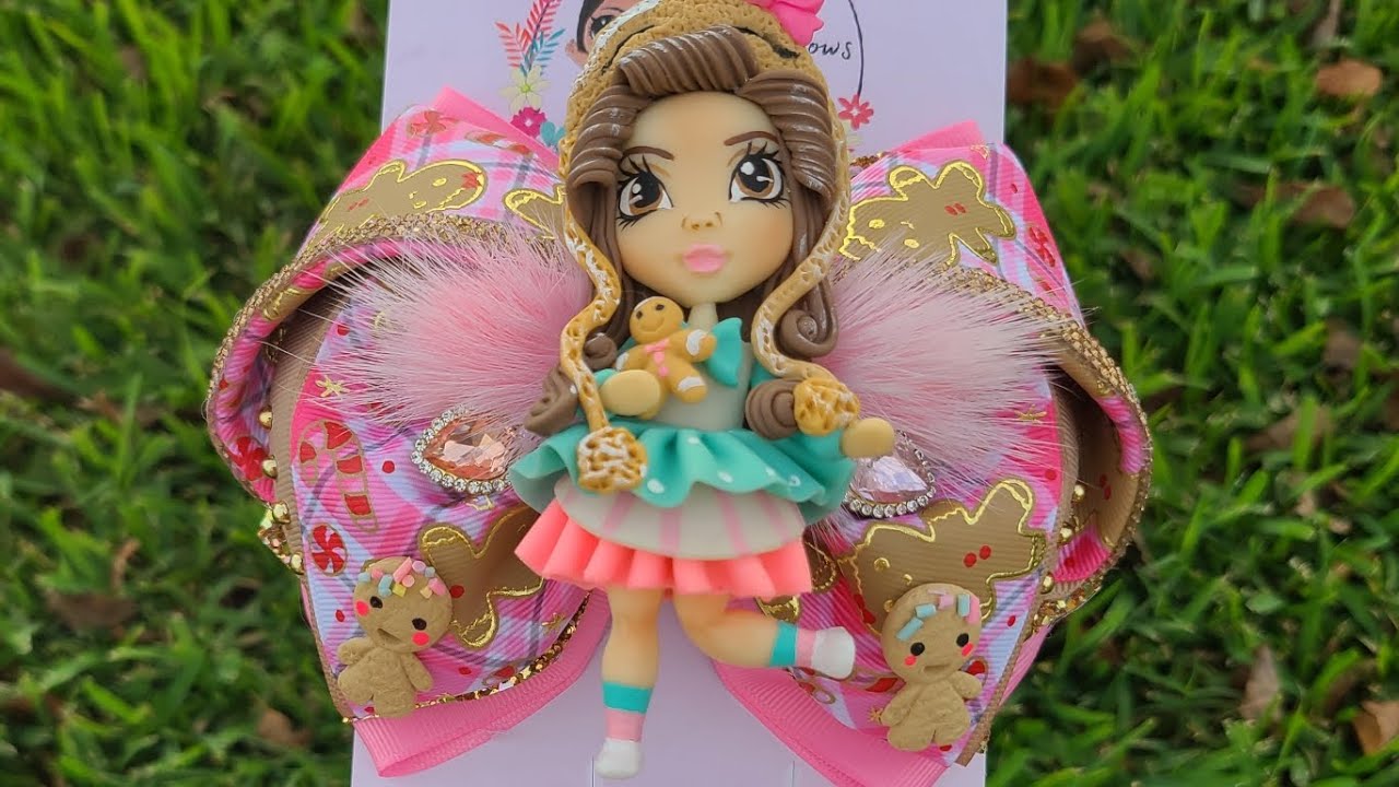 Moño Fácil de hacer con listón de 7.5 cm (Lazo para el cabello) moño para niñas