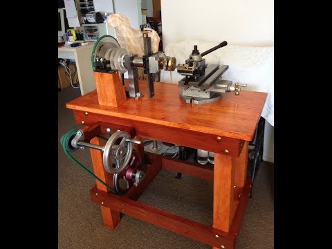 Rose engine homemade, tour a guillocher