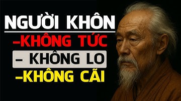 Người Sống Khôn Ngoan KHÔNG TỨC KHÔNG LO KHÔNG CÃI | Triết Lý Cuộc Sống | Lời Dạy Cổ Nhân Xưa