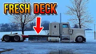 REPLACING the Custom DECK on my KENWORTH