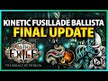 Kinetic Fusillade Ballista Paladin | Final Endgame Upgrades &amp; Idol Setup | Path of Exile Phrecia
