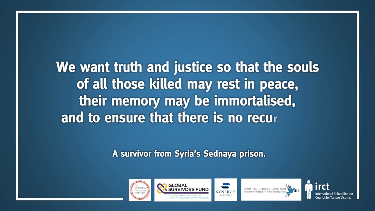 Syria: 'We Want Truth and Justice'