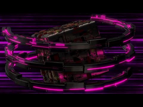 Techno Cube VJ Loop Motion Graphics