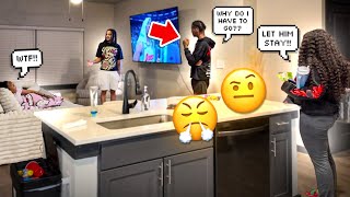 Kicking Loaded Out The House And Making Jalece Stay on Carena*Must Watch**
