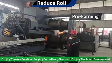 Front Axle Beam Forging Line | Reduce Roll | Pre Forming | New Forging Setup