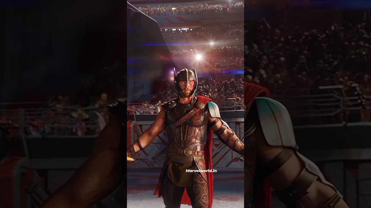 Thor Ragnarok Without CGI VS With