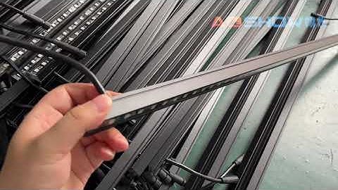 DMX512 LED Pixel Bar Light DC24V 60LEDs 10Pixels 30DMX_Channels Per meter Full color RGB(RGBW) IP66