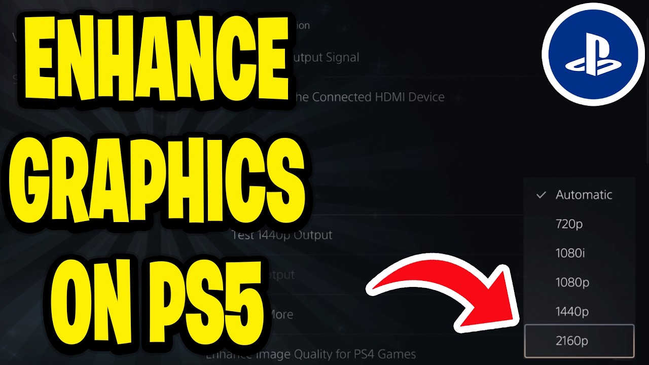 How To Enhance Graphics On PS5 - YouTube