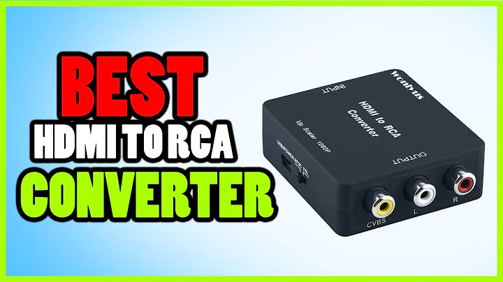 TOP 5: BEST HDMI TO RCA CONVERTERS 2022 [BUYING GUIDE]