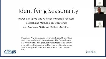 a1 Identifying Seasonality Tutorial by Tucker McElroy