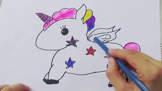 unicorn easy draw