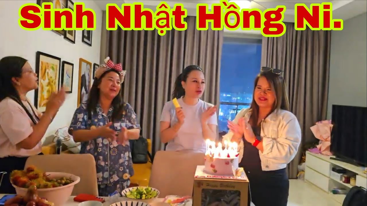 Sinh Nhật Hồng Ni Quá Ấn Tượng.Hồng Loan Chị Ni Tại Hậu Trường Rạp Hồng Liên.