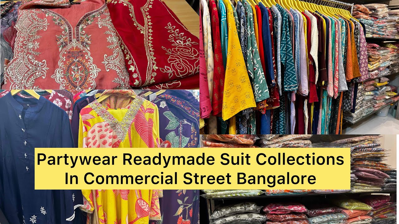Best Partywear Readymade Collections in Commercial Street Bangalore