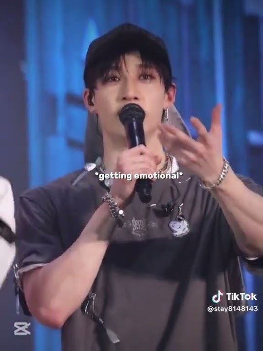 The way my heart stopped when I saw him crying😭#straykids #bangchan #DominATE_Seoul #kpopmakesmestay