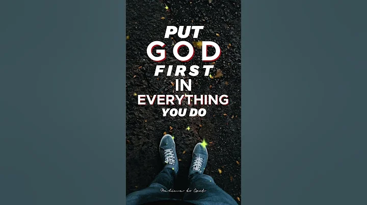 😇 Put God First ❤️ #shorts #christianmotivation