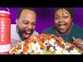 TACO TUESDAY!!! LOADED NACHOS MUKBANG + HOW TO BUILD NACHOS TIME LASP 음식 쇼