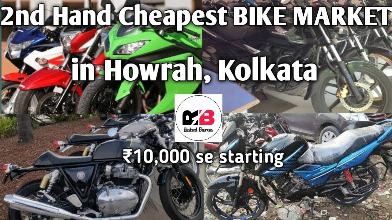 Cheapest Second Hand Bike Market in Howrah, Kolkata Bikes Under